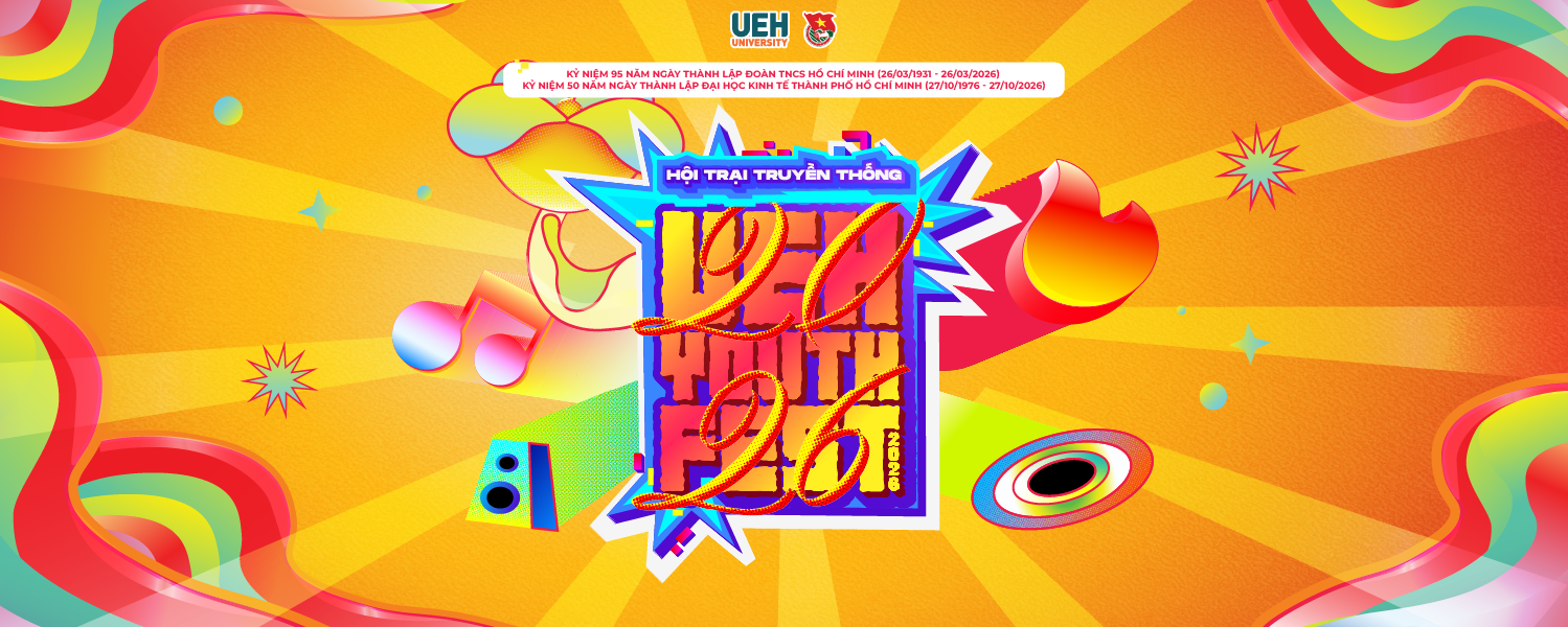 Thư mời Cựu Cán bộ Đoàn Hội tham gia UEH Youth Festival 2026